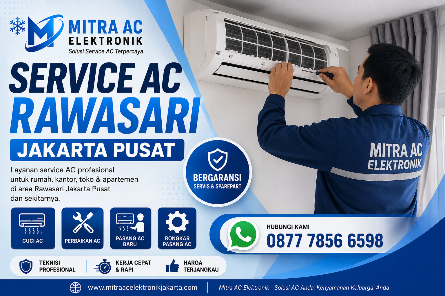 Jasa Service AC Rawasari Jakarta Pusat Panggilan Cepat