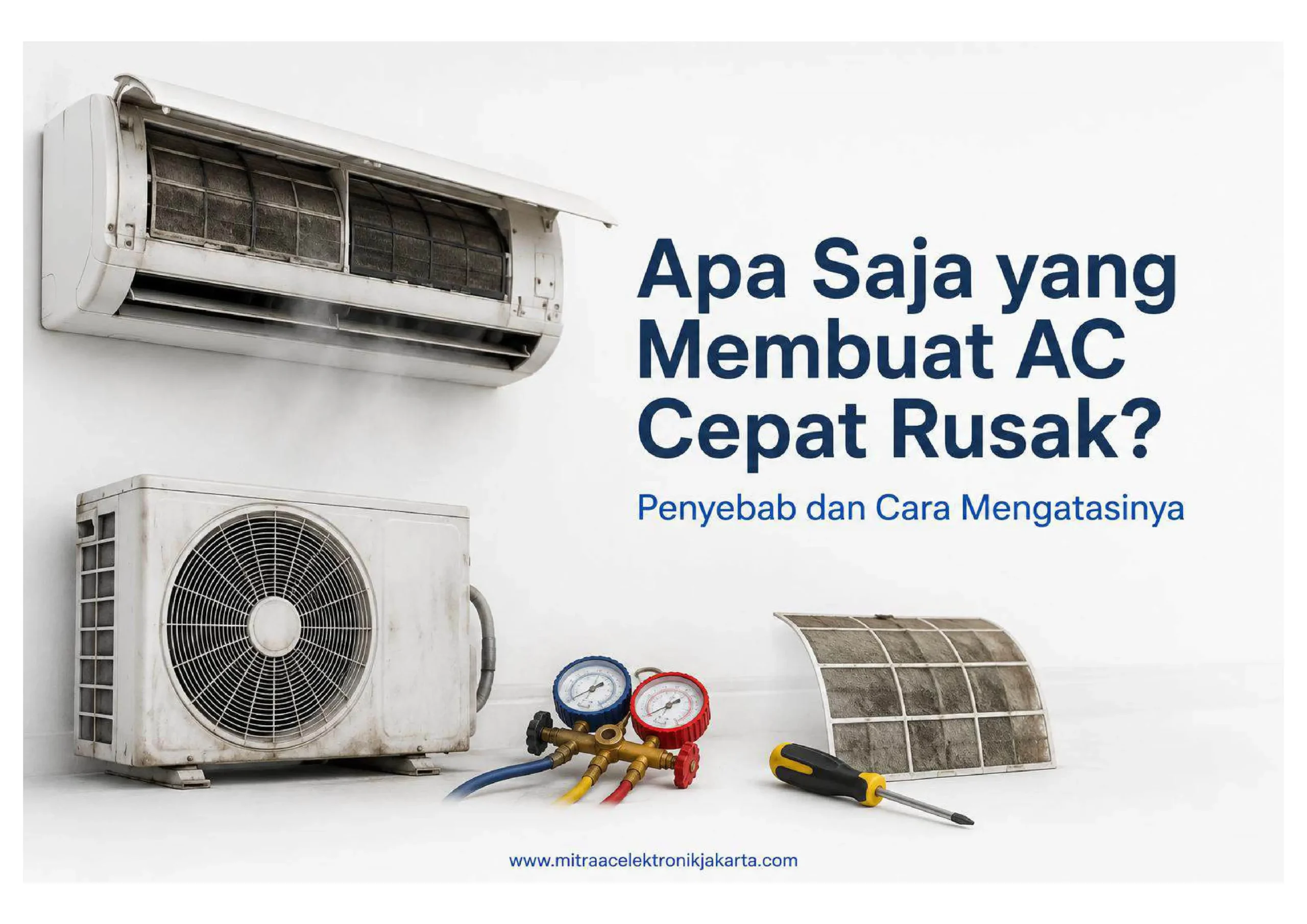 Apa Saja yang Membuat AC Cepat Rusak? Penyebab dan Cara Mengatasinya Apa Saja yang Membuat AC Cepat Rusak? Penyebab dan Cara Mengatasinya