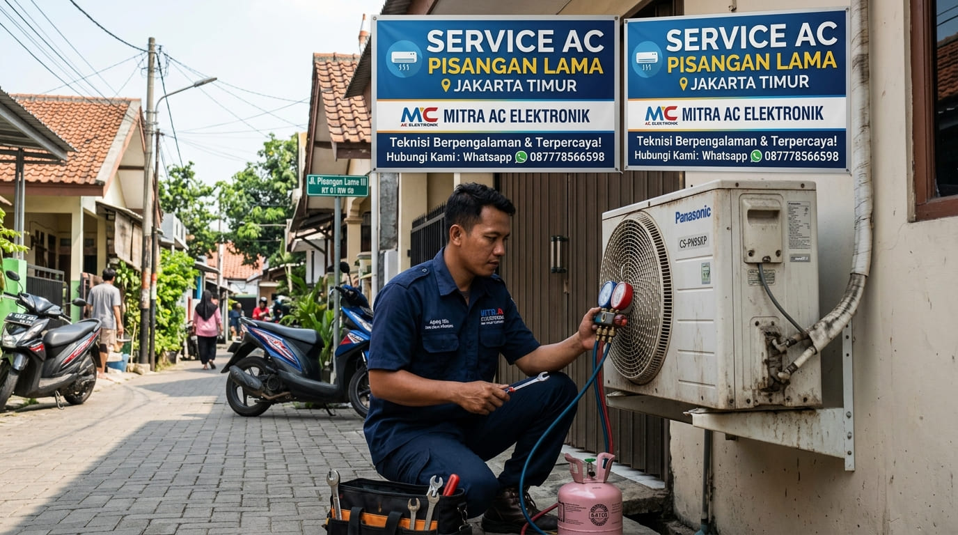 Service AC Pisangan Lama Jakarta Timur oleh Mitra AC Elektronik