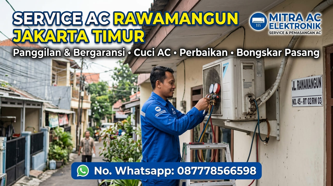 Jasa Service AC Rawamangun Jakarta Timur Layanan Service AC Rawamangun Jakarta Timur