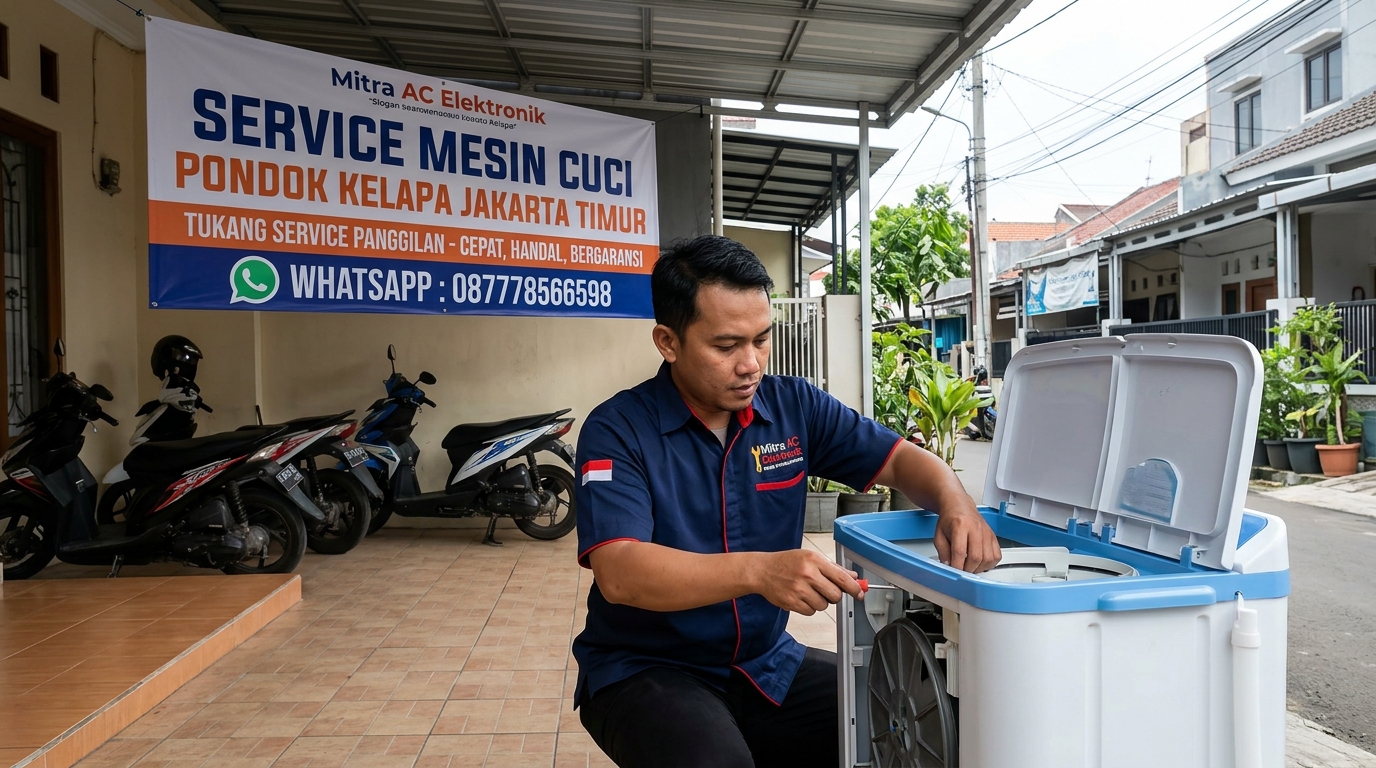 Jasa Service Mesin Cuci Pondok Kelapa Jakarta Timur Panggilan Ke Rumah