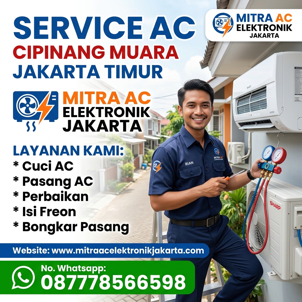 Jasa Service AC Cipinang Muara Jakarta Timur - Panggilan Rumah Dan Kantor